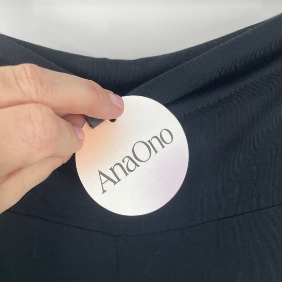 AnaOno NWT Abby Lounge Pants Black Modal Blend Soft Wide Leg Comfort Sz XXL - Picture 5 of 11